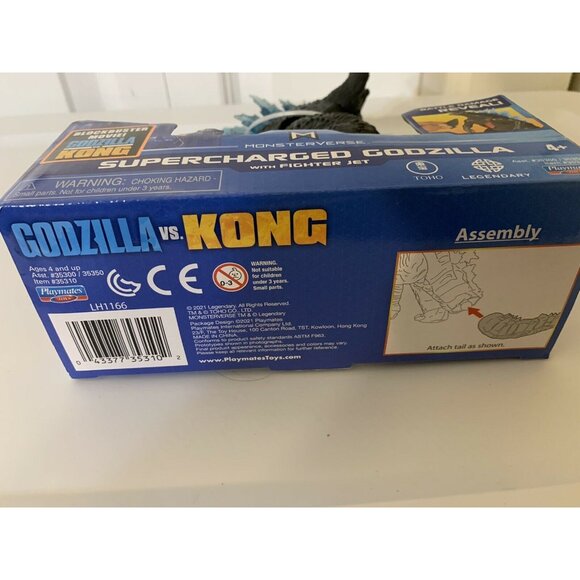 PLAYMATES MonsterVerse GODZILLA VS KONG SUPERCHARGED GODZILLA 6" ACTION FIGURE - Picture 8 of 9